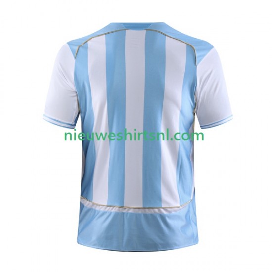 Argentinië Heren Shirt met Bedrukking Retro Thuis 2006 Korte Mouw