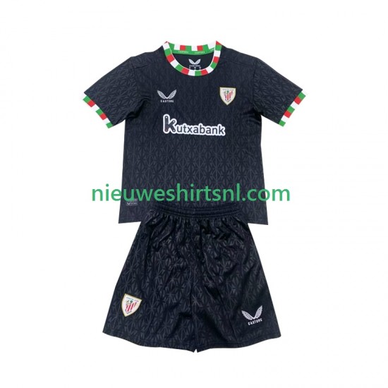 Athletic Bilbao Kind Shirt met Bedrukking Vierde 2024-2025 Korte Mouw