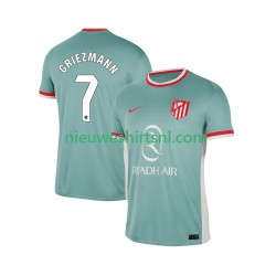 Atlético Madrid Heren Shirt met Bedrukking Antoine Griezmann 7 Uit 2024-2025 Korte Mouw