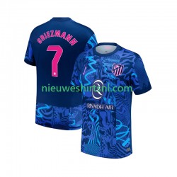 Atlético Madrid Heren Shirt met Bedrukking Antoine Griezmann 7 Derde 2024-2025 Korte Mouw