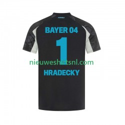 Bayer 04 Leverkusen Heren Shirt met Bedrukking HRADECKY 1 Derde 2024-2025 Korte Mouw