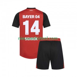 Bayer 04 Leverkusen Kind Shirt met Bedrukking Patrik Schick 14 Thuis 2024-2025 Korte Mouw