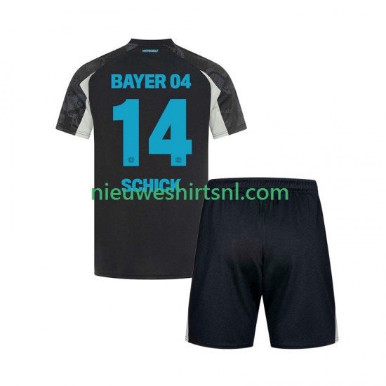 Bayer 04 Leverkusen Kind Shirt met Bedrukking Patrik Schick 14 Derde 2024-2025 Korte Mouw