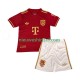 FC Bayern München Kind Shirt met Bedrukking 125th Anniversary Red Thuis 2024-2025 Korte Mouw