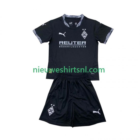 Rusland Kind Shirt met Bedrukking Bo Monchengladbach Uit 2024-2025 Korte Mouw