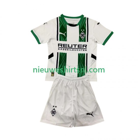 Rusland Kind Shirt met Bedrukking Bo Monchengladbach Thuis 2024-2025 Korte Mouw