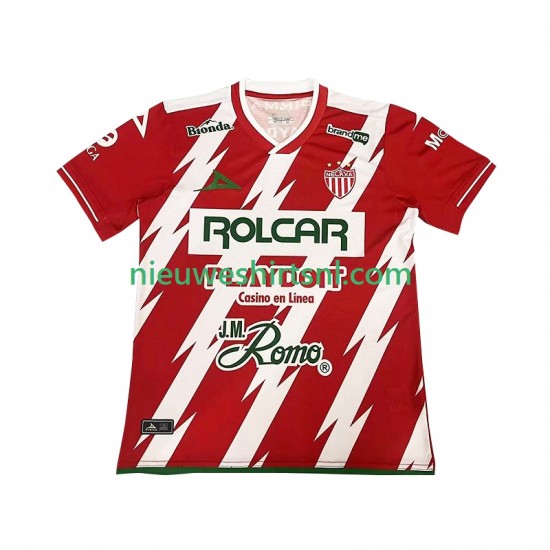 Heren Shirt met Bedrukking Club Necaxa Thuis 2024-2025 Korte Mouw