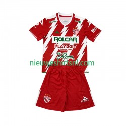 Kind Shirt met Bedrukking Club Necaxa Thuis 2024-2025 Korte Mouw