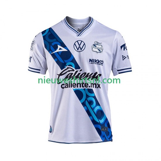 Heren Shirt met Bedrukking Club Puebla Thuis 2024-2025 Korte Mouw