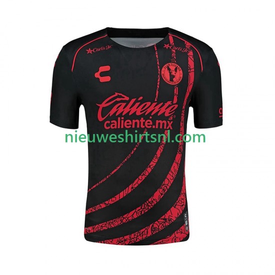 Heren Shirt met Bedrukking Club Tijuana Thuis 2024-2025 Korte Mouw