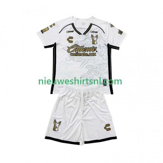 Kind Shirt met Bedrukking Club Tijuana Uit 2024-2025 Korte Mouw