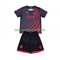 Kind Shirt met Bedrukking Club Tijuana Thuis 2024-2025 Korte Mouw