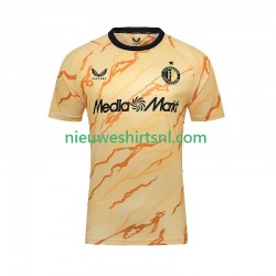 Feyenoord Rotterdam Heren Shirt met Bedrukking Vierde 2024-2025 Korte Mouw