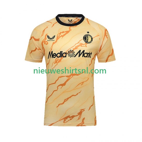 Feyenoord Rotterdam Heren Shirt met Bedrukking Vierde 2024-2025 Korte Mouw