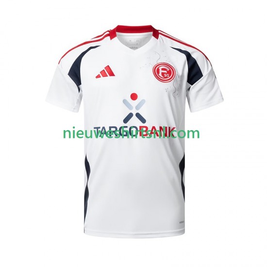 Heren Shirt met Bedrukking Fortuna Dusseldorf Uit 2024-2025 Korte Mouw