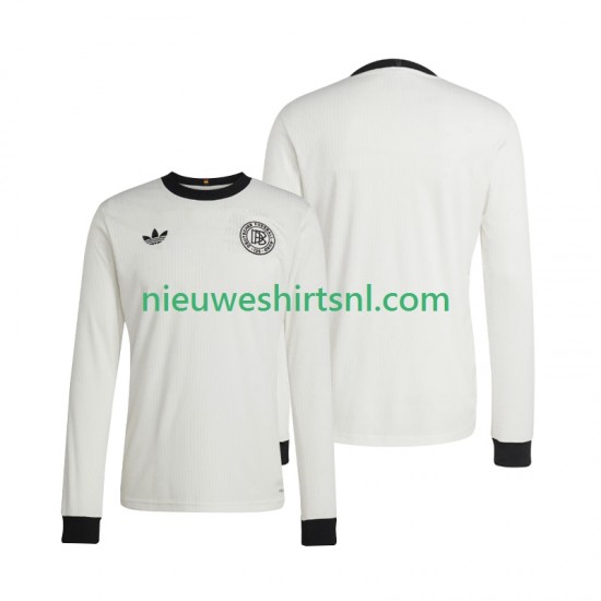 Duitsland Heren Shirt met Bedrukking ANVERSARY Thuis 2025 Lange Mouw