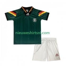 Duitsland Kind Shirt met Bedrukking 1992 Retro Uit Korte Mouw