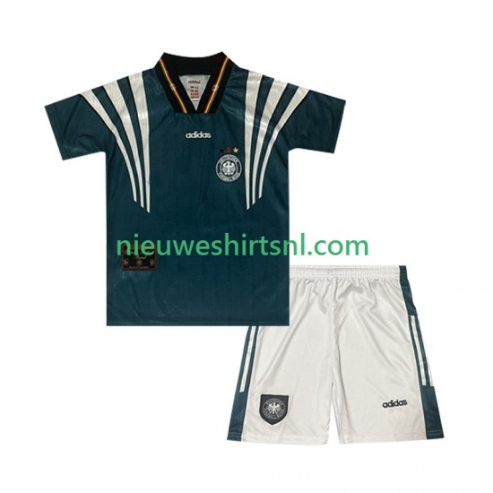 Duitsland Kind Shirt met Bedrukking 1996 Retro Uit Korte Mouw