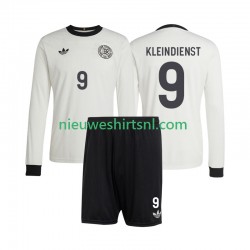 Duitsland Kind Shirt met Bedrukking Tim Kleindienst 9 ANVERSARY Thuis 2025 Lange Mouw