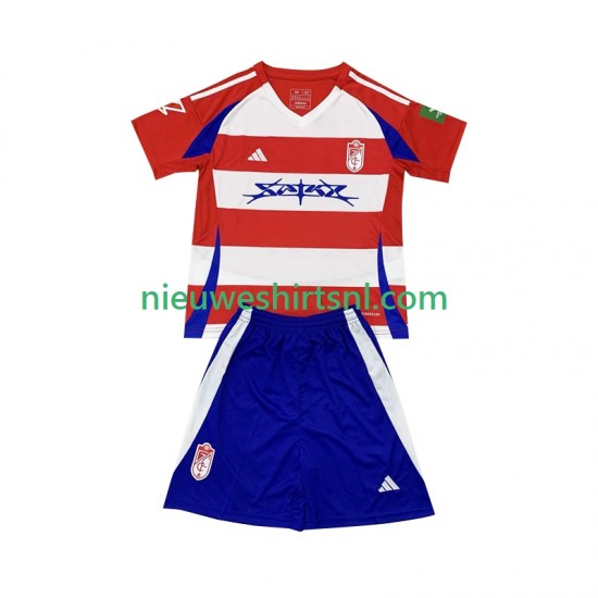 Granada Kind Shirt met Bedrukking Thuis 2024-2025 Korte Mouw