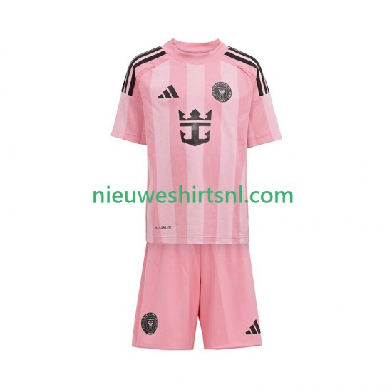 Inter Miami Kind Shirt met Bedrukking Thuis 2025 Korte Mouw