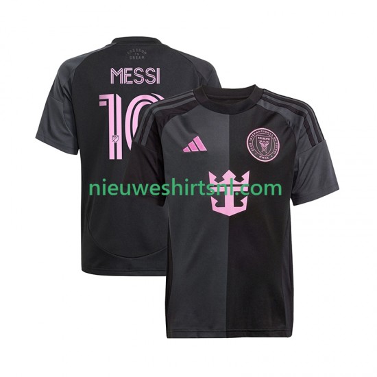 Inter Miami Heren Shirt met Bedrukking Lionel Messi 10 Uit 2025 Korte Mouw