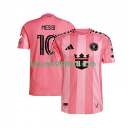 Inter Miami Heren Shirt met Bedrukking Lionel Messi 10 Thuis 2025 Korte Mouw