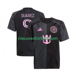 Inter Miami Heren Shirt met Bedrukking Suárez Luis 9 Uit 2025 Korte Mouw