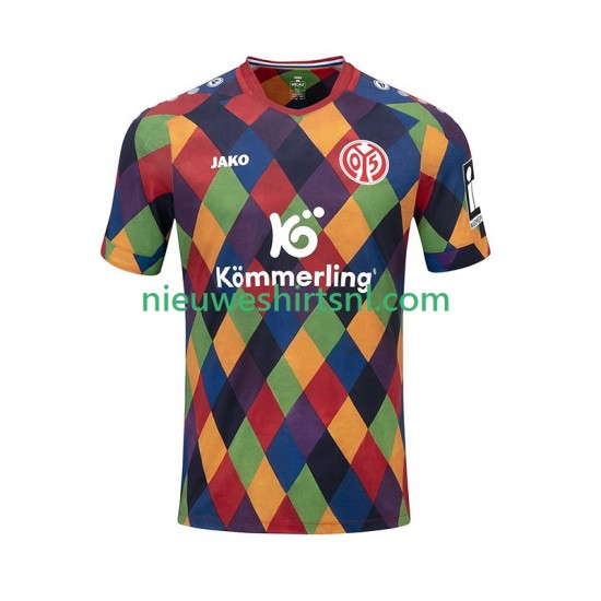 Mainz 05 Heren Shirt met Bedrukking Special Thuis 2024-2025 Korte Mouw