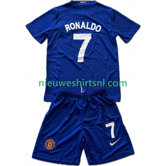 Manchester United Kind Shirt met Bedrukking Cristiano Ronaldo 7 2009 Retro Derde 2008 Korte Mouw
