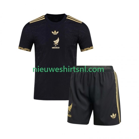 Mexico Kind Shirt met Bedrukking Gold Cup Thuis 2025 Korte Mouw