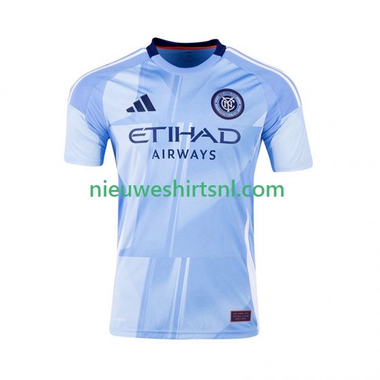 New York City Heren Shirt met Bedrukking FC Thuis 2025 Korte Mouw
