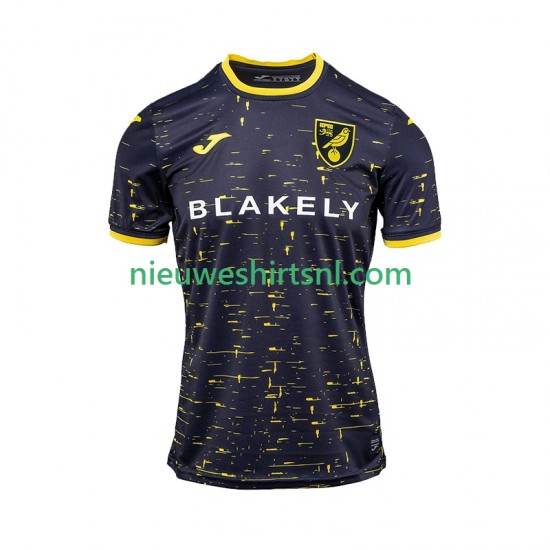 Norwich City Heren Shirt met Bedrukking Uit 2024-2025 Korte Mouw