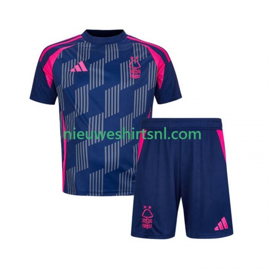 Nottingham Forest Kind Shirt met Bedrukking Uit 2024-2025 Korte Mouw