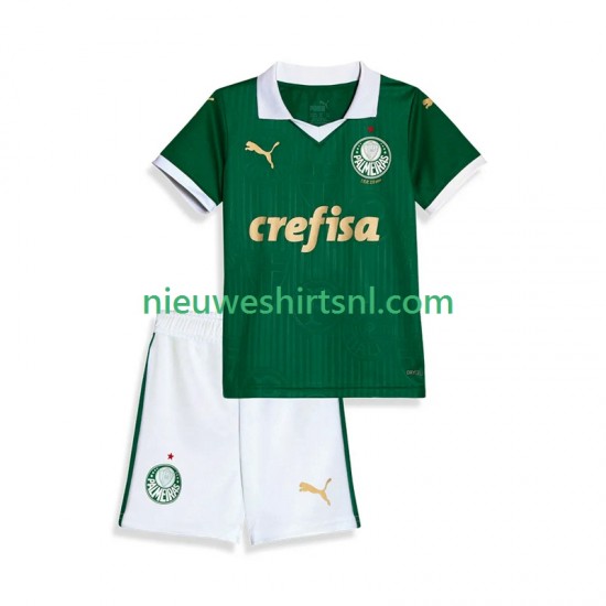 Palmeiras Kind Shirt met Bedrukking Thuis 2024 Korte Mouw
