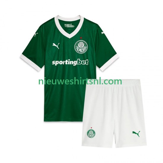 Palmeiras Kind Shirt met Bedrukking Thuis 2025 Korte Mouw