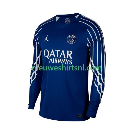 Paris Saint-Germain Heren Shirt met Bedrukking Vierde 2024-2025 Lange Mouw