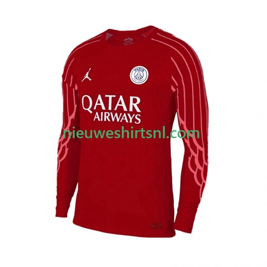 Paris Saint-Germain Heren Shirt met Bedrukking Doelman Vierde 2024-2025 Lange Mouw