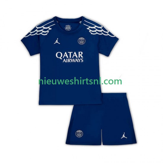 Paris Saint-Germain Kind Shirt met Bedrukking Vierde 2024-2025 Korte Mouw
