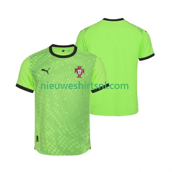 Portugal Heren Shirt met Bedrukking Doelman Thuis 2025 Korte Mouw