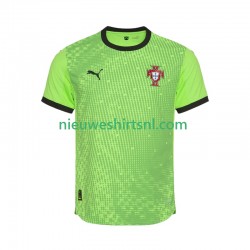 Portugal Heren Shirt met Bedrukking Doelman Thuis 2025 Korte Mouw