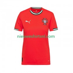 Portugal Dames Shirt met Bedrukking Thuis 2025 Korte Mouw