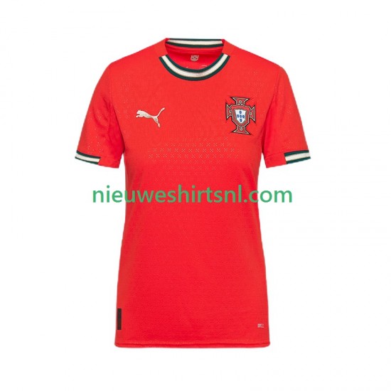 Portugal Dames Shirt met Bedrukking Thuis 2025 Korte Mouw