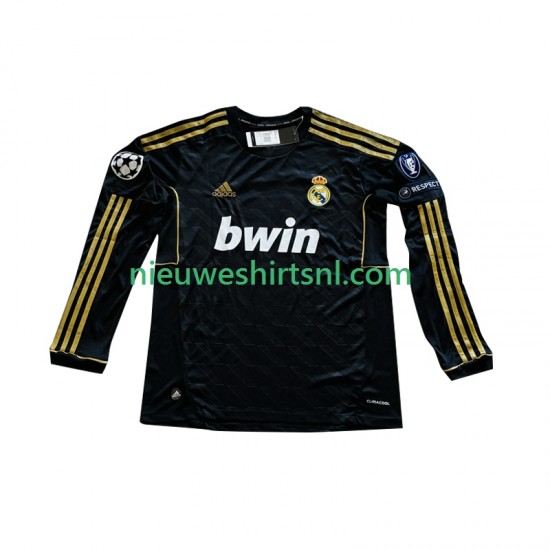 Real Madrid Heren Shirt met Bedrukking Cristiano Ronaldo 7 -2012 Uit 2011 Lange Mouw