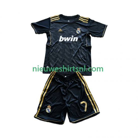 Real Madrid Kind Shirt met Bedrukking Cristiano Ronaldo 7 2012 Retro Uit 2011 Korte Mouw