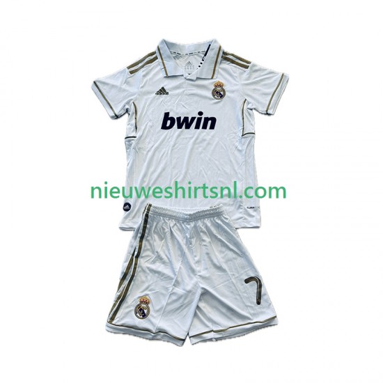 Real Madrid Kind Shirt met Bedrukking Cristiano Ronaldo 7 2012 Retro Thuis 2011 Korte Mouw