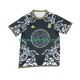 Real Madrid Heren Shirt met Bedrukking Versace Black Edition Thuis 2024-2025 Korte Mouw