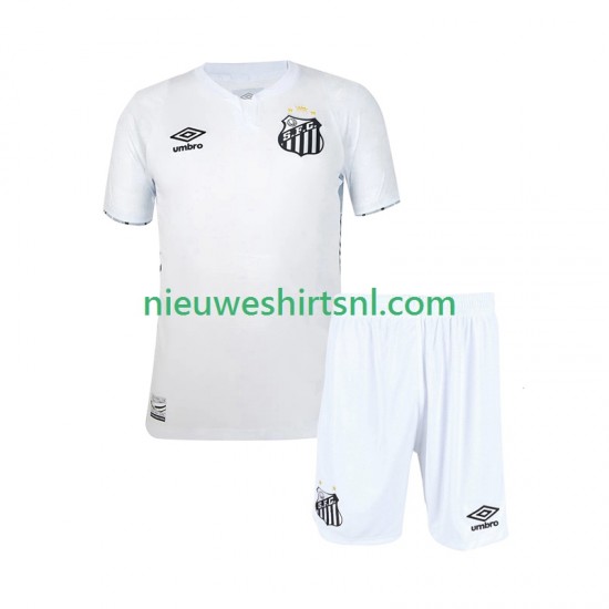 Santos FC Kind Shirt met Bedrukking Thuis 2024-2025 Korte Mouw