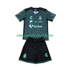 Santos FC Kind Shirt met Bedrukking Laguna Uit 2024-2025 Korte Mouw