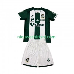 Santos FC Kind Shirt met Bedrukking Laguna Thuis 2024-2025 Korte Mouw